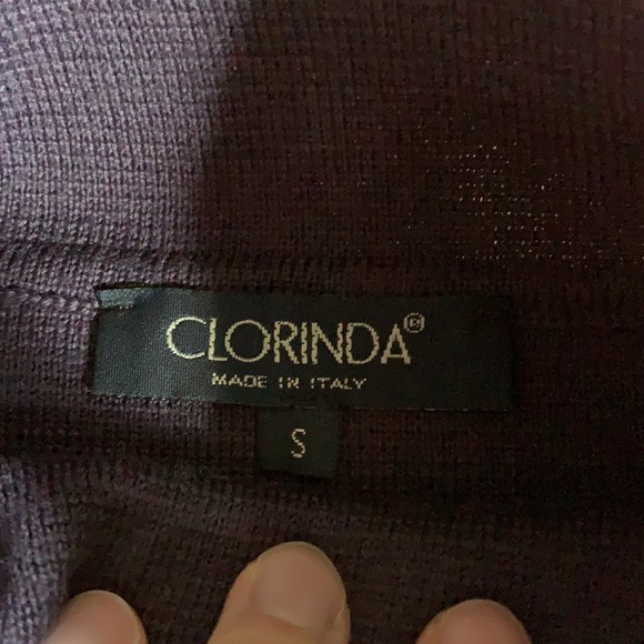 Women’s Italian Merino Wool Blend Belted Cardigan - Picture 3 of 4